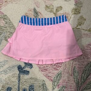 pink ivivva tennis skirt with built in shorts